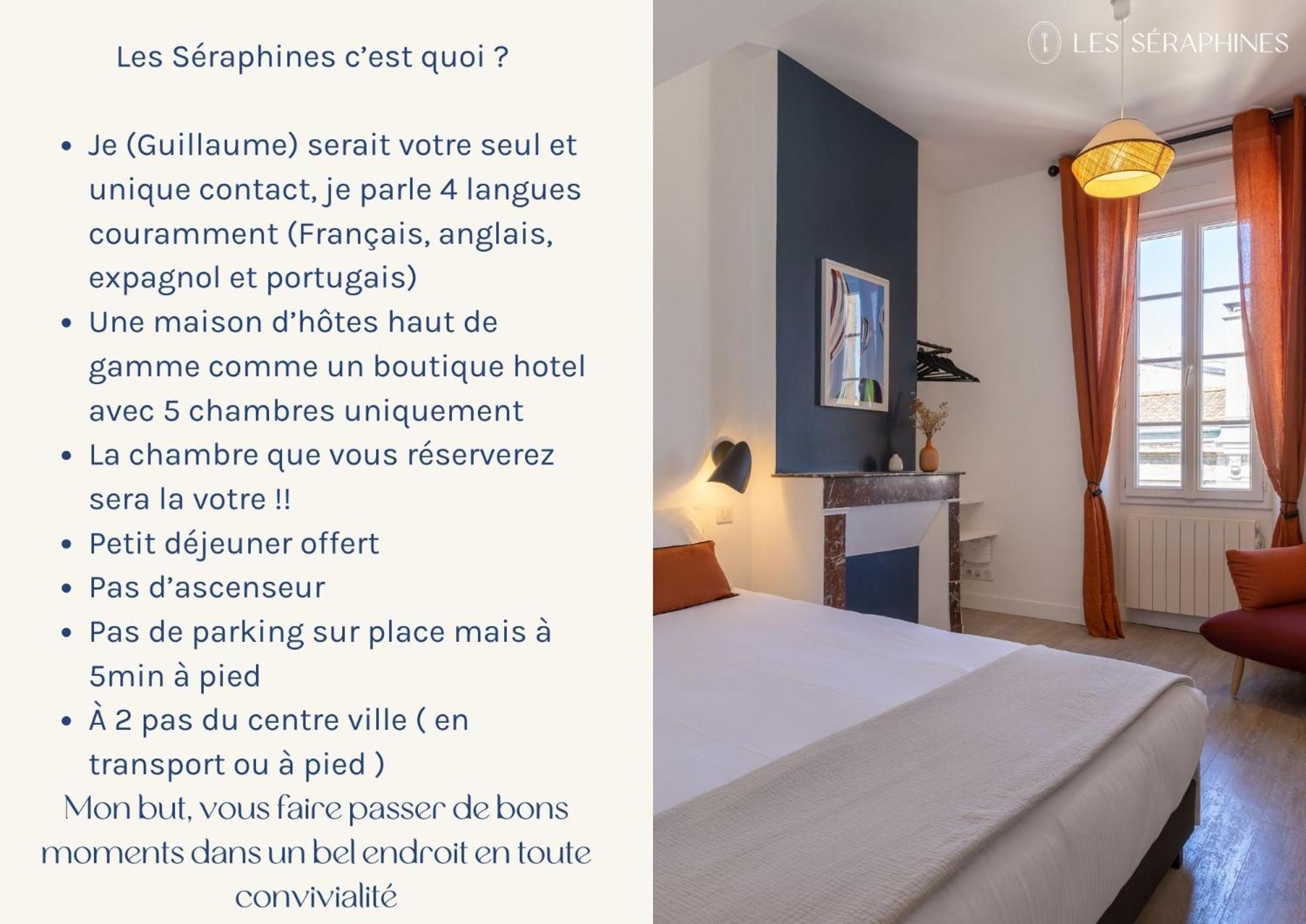 Les Seraphines - Chambres D'Hotes - Guests House Μπορντό Εξωτερικό φωτογραφία